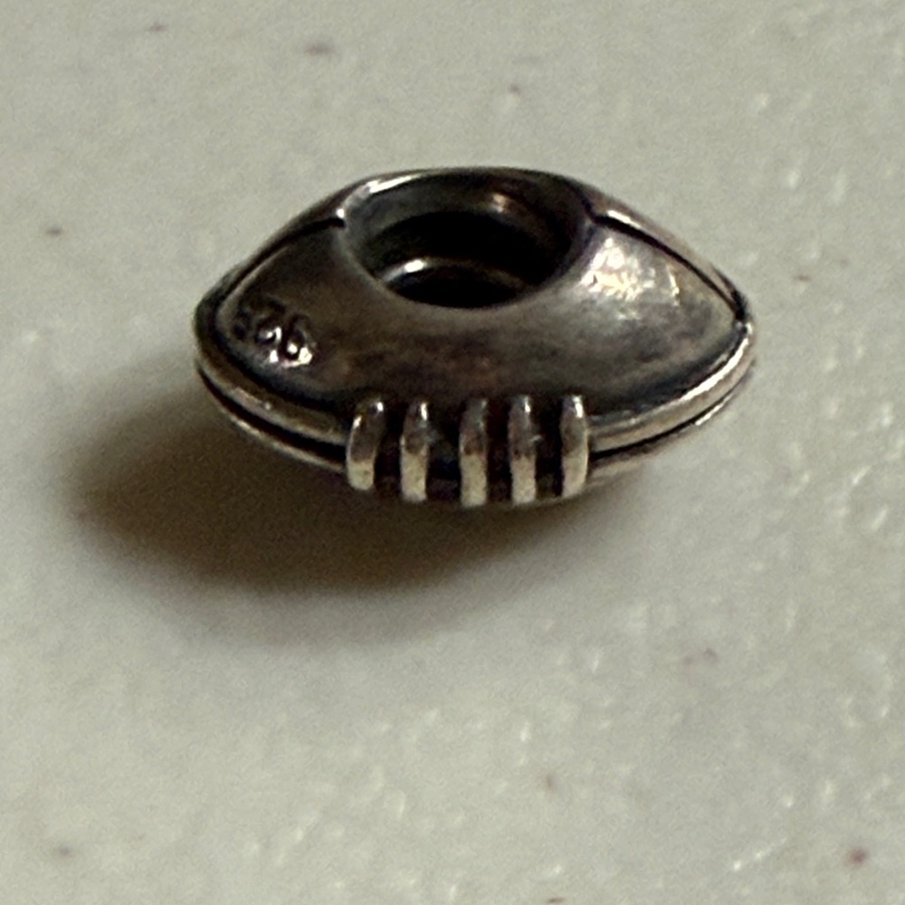 Pandora Silver football Charm